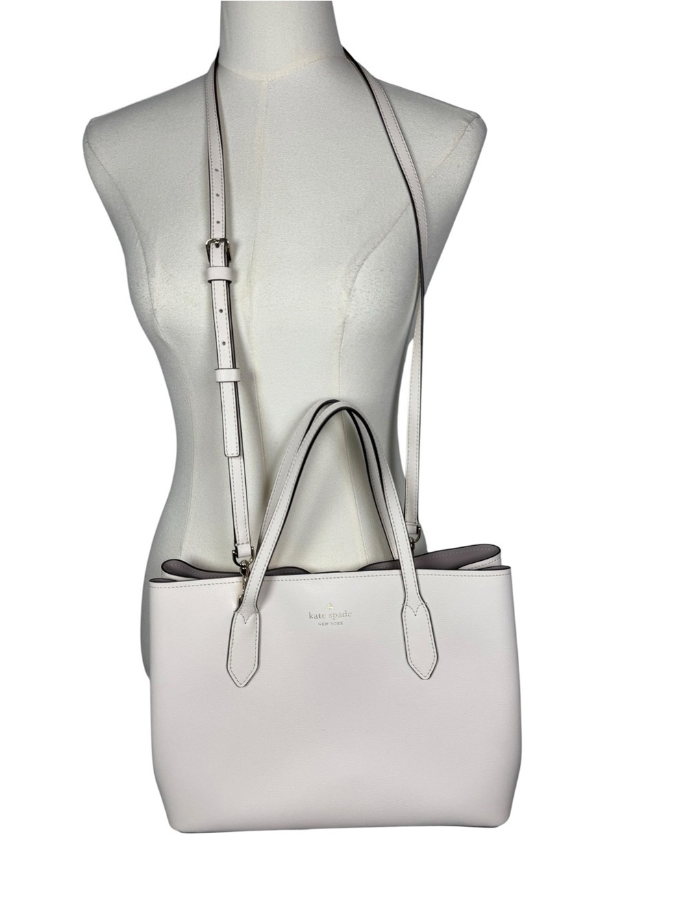 Kate Spade Harper Satchel in Tusk